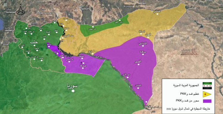 ناشطون: مدينة الشدادي محررة، قوات العشائر تتابع التقدم شمالاً  ‏21 كم فقط عن مدينة ⁧‫الحسكة‬⁩