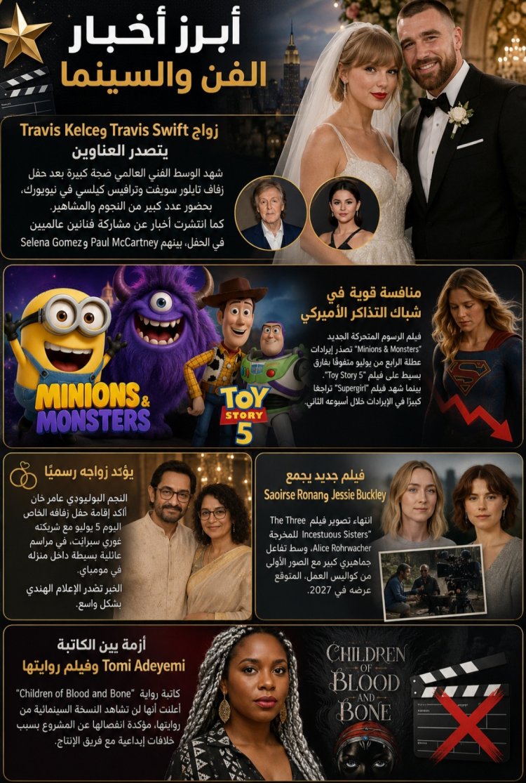 أبرز الأخبار الفنية في العالم
