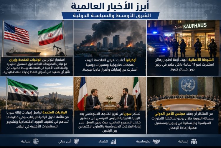 أهم عناوين الأخبار والصحف