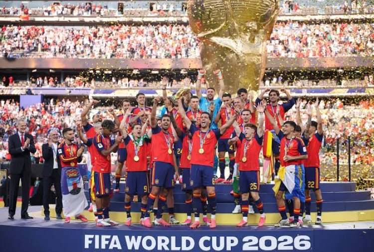 إسبانيا تتوج بطلة لكأس العالم 2026 للمرة الثانية في تاريخها